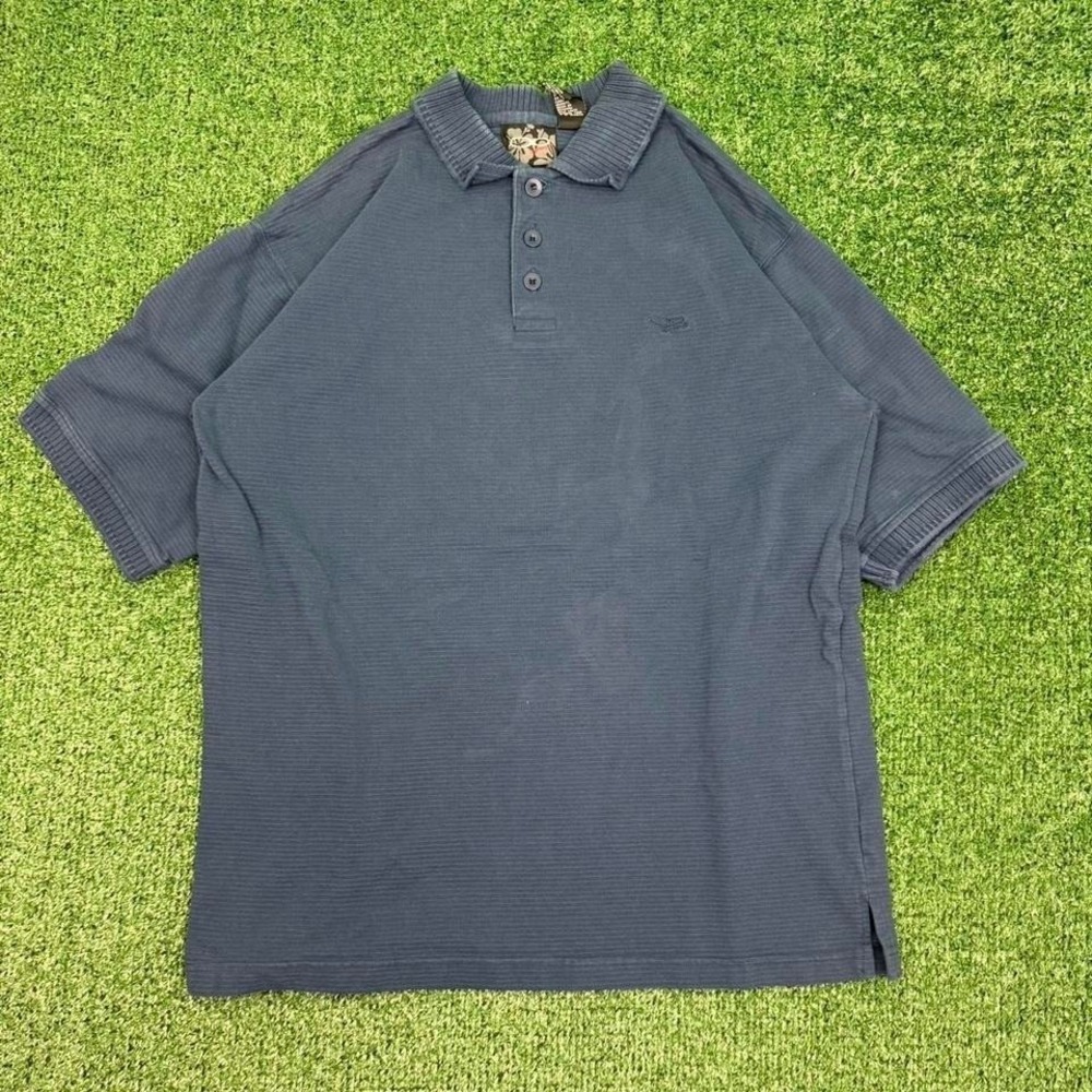 Vintage Ocean Pacific Navy Blue surf polo